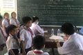 Trường Tiểu học Tú Sơn  tổ chức khám sức khỏe cho học sinh